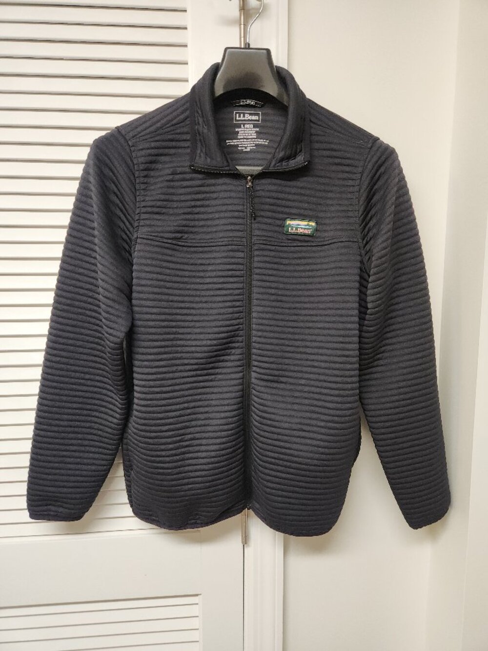 LL Bean Airlight Knit Full Zip Jacket Women's Large